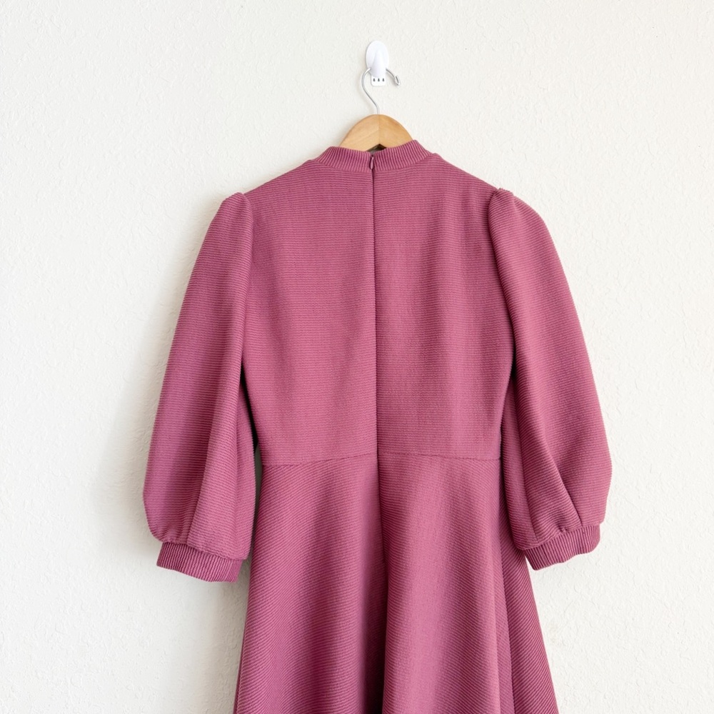 Gal Meets Glam Maggie Mauve Pink Swing Dress Size 6 - Picture 6 of 7